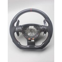 Real Carbon Fiber Steering Wheel for VW Volkswagen Golf 5 Mk5 GTI 2003-2009 Jetta Bora R36 R32 EOS Passat B6 With Shift Paddles