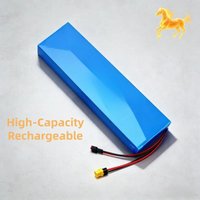 Nouvelle batterie au lithium haute puissance 48V 16000mAh 13S5P avec BMS intégré, rechargeable pour trottinette, hoverboard, skateboard