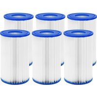 Type A / C Filter Cartridge For Intex 29000E 59900E Swimming Pool, Type III For Bestway 58012E Swimming Pool Cartridge pump
