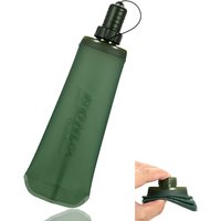 1pc 250ml/500ml Outdoor Collapsible Silicone Bite Size Water Bottle Running Camping Hiking Travel Convenient Water Bottle