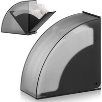 Coffee Filter Holder with Lid Acrylic Paper Dispenser Rack Fit Cone Filters Storage Box Organizer Damp-proof Coffee Accessories