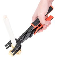 HUHAO 3-in-1 Push Connect Disconnect Tongs One Hand Tool for 1/2"3/4" 1" PEX Copper CPVC Push Fit Pipe Fitting Disassemble Plier