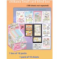 Random Chiikawa cards: a range of stylish, elegant and cute cards, 10 cards per pack, with no duplicates