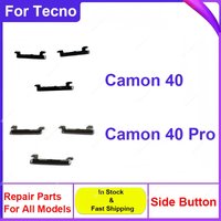 Power Volume Side Buttons For Tecno Camon 40 Pro 4G 5G Power Volume Side Button Power Volume Keys Flex Cable Repair Parts