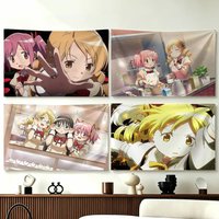 Cute M-Mami T-Tomoe Funny Flags for Bedrooms Home Decor Items Outdoor Decors Garage Decoration Flaga