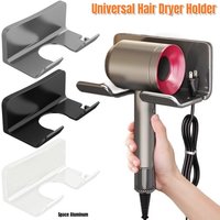 Hair Dryer Holder Wall Mounted Hair Straightener Stand hair dryer rack Bathroom Organizer Shelves Washroom Organization Shelves
