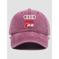 AliExpress For Audi RS Logo New Product High-quality Embroidered Baseball Cap, Outdoor Cycling Racing Sports Sun Hat Accessories Sticker