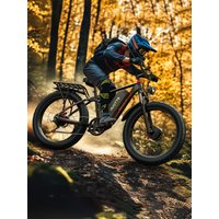 AliExpress DUOTTS S26 Adult Electric Bicycle 750W*2 Motor EBike 48V20AH Battery Electric Bike 26 Inch Fat Tire All Terrain E-Bike