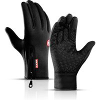 AliExpress NONE Winter Cycling Windproof Warm Gloves Waterproof Outdoor Bike Skiing Hiking Motorcycle Riding Gloves For Touch Screen Full Finger