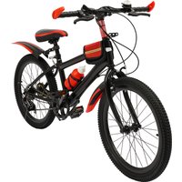 20" Kids Mountain Bike for Boys & Girls Ages 5-12, 7-Speed Transmission, Sturdy Carbon Steel Frame, Adjustable Seat