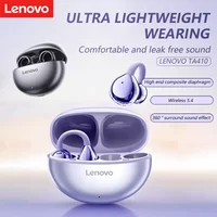 Lenovo Wireless Bluetooth Earphones TA410 TWS Headphones Panoramic Sound Effects Headsets Ultra Long Battry Life EarBuds