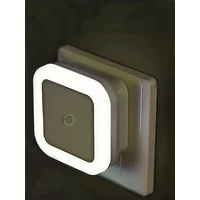 LED Night Lights Motion Sensor Smart Bulbs Plug Operated Bedside Square Wall Lamps Room Hallway Pathway Toilet Homes Lighting