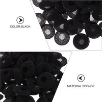 100pcs Earphone Sponge Covers Black 18mm Comfortable Replacement Earbud Pads Earphone Cushions Fits Most Sizes Long Use