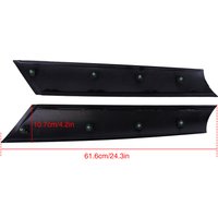 Windschutzscheiben-Säulenverkleidungen A-Säulen-Abdeckung Kompatibel für Mini R56 LCI 2009-2013 Ersetzt 51137272584 51137272583 51-13-7-272-584 51-13-7-272-583