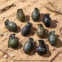 10 Styles M67 Smoke Grenade Model Toy Water Burst Novelty Toy Game Prop for Outdoor Play Kids Gift