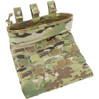 Tactical Vest Waist MOLLE Roll Up Dump Pouch Bag, Foldable Recycling Bag, Sundry Bag, Outdoor