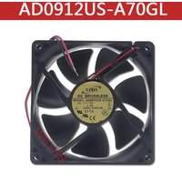 AD0912US-A70GL 9CM Cooling For ADDA 0.3A 2Pin Chassis Cooler Fan 90*90*25MM DC12V