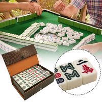 Mini Mahjong Tiles Chinese Mahjong 20MM Home Hand Rubbing Small Travel Dormitory Portable Cute Mini Outdoor Toy
