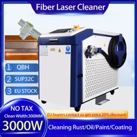 3KW Cleaning Machine Fiber Laser Cleaner 1500W/2000W/3000W Rust Removal Oil Paint for Metal Cleaning Scan Width 300X300MM 220V