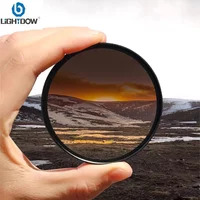 Lightdow Lens Filter GND 0.9 Neutral Density Graduated Gray for Canon Sony Nikon Camera Lens 49 52 55 58 62 67 72 77mm 82mm Size