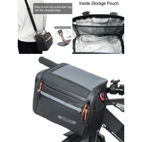 AliExpress NONE Toptrek 4L Bicycle Handlebar Bag Insulated Bike Front Storage Basket Winter Thermal Keep Warm Pack MTB Road Cycling Accessories