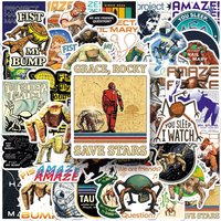 50Pcs Project Hail Mary Stickers Project Hail Mary Rocky Vinyl Waterproof for Laptop Phone Notebook Water Bottle DIY Stickers
