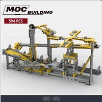 GBC Module Series Sports Ball Motor Machine Model MOC Building Blocks Assembly Collection Toys Technology Bricks Gifts By PHIL.L