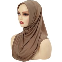 One Piece Amira Muslim Hijab Women Pull On Ready Made To Wear Scarf Instant Shawl Wrap Islamic Pray Hat Niqab Nikab Khimar Caps