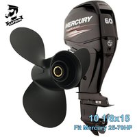 Captain Boat Propeller 10 1/8x15 Fit Mercury Outboard Engines 40HP 60HP 25HP 50HP 70HP Aluminum Marine Boat Parts 13 Splines