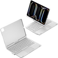 Etui na iPada Air 11 5 4 10,9-11 cali z klawiaturą Bluetooth i gniazdem na pióro Podświetlenie RGB Obrotowa, składana podstawka o 360 stopni