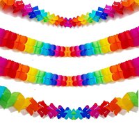 1pcs 3Meter Paper Garland Pull Flower For Party Pull Flower Banners Garland for Kids Party Layout Venue Wedding Hanging Decor