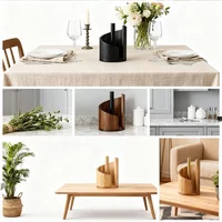 Solid Wood Kitchen Paper Towel Holder – Countertop Napkin Roll Rack for Home, Office and Kitchen Decorative Tissue Stand
