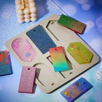 Silicone Wax Sachet Mold Scented Air Fresheners For Cars Closets Bathroom Keychain Epoxy Casting DIY Handicrafts Pendant Crafts