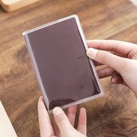 Passport Protective Cover Transparent Frosted, PVC Material Waterproof Document Case