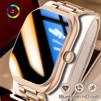 2026 New Bluetooth Call Smart Watch Women Customisable Dials Waterproof Sports Fitness Tracker Fashion Ladies' Smartwatch+Box
