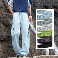 Plus Size 8XL 7XL Summer Lightweight Outdoor Waterproof Quick Dry Sport Pant Men Women Loose Casual Techwear Track Cargo Pant