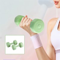 1pc 2kgLadies Women Dumbbells Set Aerobic Training Hand Weights Workout Gym Home Fitness