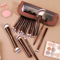 MAANGE 16pcs Makeup Brushes with Storage Bag Foundation Makeup Brush Powder Blusher Brush Makeup Tools Basic Makeup Brush Kit