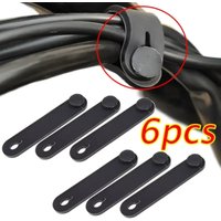1-6Pcs Motorcycle Rubber Frame Securing Cable Wiring Harness Power Cord Tie Clutch Line Brake Ties Elastic Fix Accessories