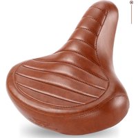 AliExpress West Biking WEST BIKING Widen Bicycle Saddle Retro PU MTB Bike Cushion Comfortable Spring Shock Absorption Bike Saddle Cycling Accessories