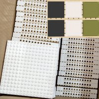 Plaque de base en briques de construction Pixel Art en gros 65803, pièce de base 16x16 compatible avec les petites particules Pixel 98138, jouet cadeau