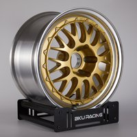 Bk Custom 3piece Forged 5x120 5x130 5x114.3 E88 E87 Wheels 15 16 17 18 19inch Gold Center Wheel Rim For BMW Porsche Audi Nissan