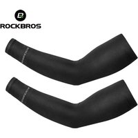 AliExpress ROCKBROS Ice Silk Arm Sleeves Sun Protection UV Mangas Running Cycling Arm Warmers Sports Basketball Volleyball Cool Arm Sleeves
