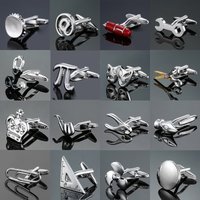 All new models Copper material fashion brand men's French shirt cufflinks small tool mathematical symbol modeling cufflinks
