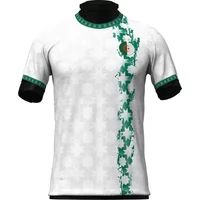 26 Summer New Algeria Two Star Islamic 3D Print Football Jersey Family Matching T-shirt Suitable for Daily and Training Wear Y2K