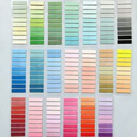 10/20 Packs Assorted Gradient Index Tabs, Bright Color Sticky Notes for Office, School, File Organization & Page Marking