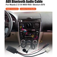 Wireless Radio Stereo Bluetooth-Compatible AUX Microphone Adapter for Mazda 2 3 5 6 MX5 RX8 M6 M3 Pentium B70 Ruiyi 2006