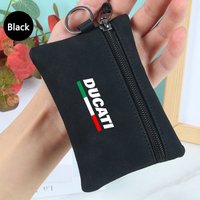 Portable Suede Motorcycle Logo Key Bag Wallets Coins Card Pouch For Ducati Panigale Diavel V2 Scrambler MONSTER 695 696 795 1200