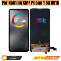 iParts Replacement New Display for Nothing CMF Phone 1 5G A015 120Hz Super AMOLED Touch Screen Digitizer Assembly OEM Parts