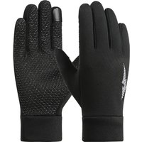 Winter cycling gloves, men's touch screen, winter velvet driving, anti slip, autumn mountain climbing motorcycle, warm gloves